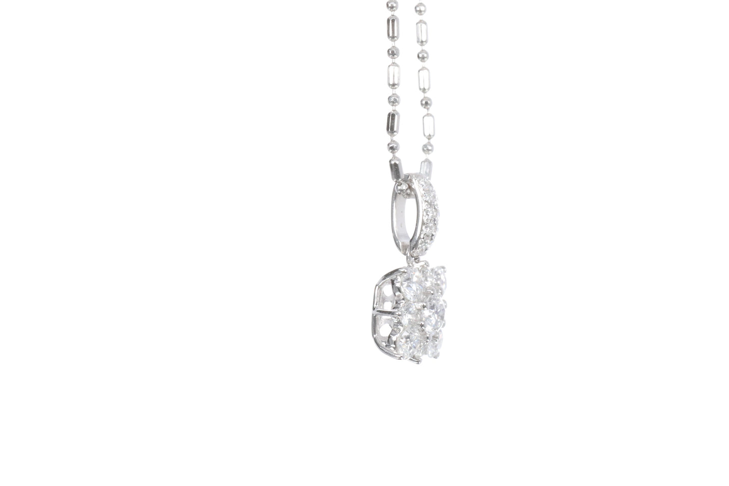 Snowflake Diamond Pendant