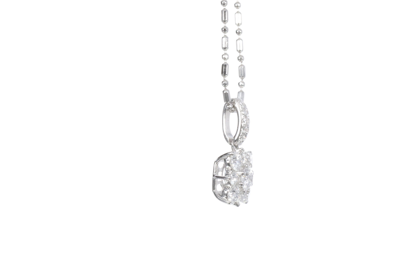 Snowflake Diamond Pendant