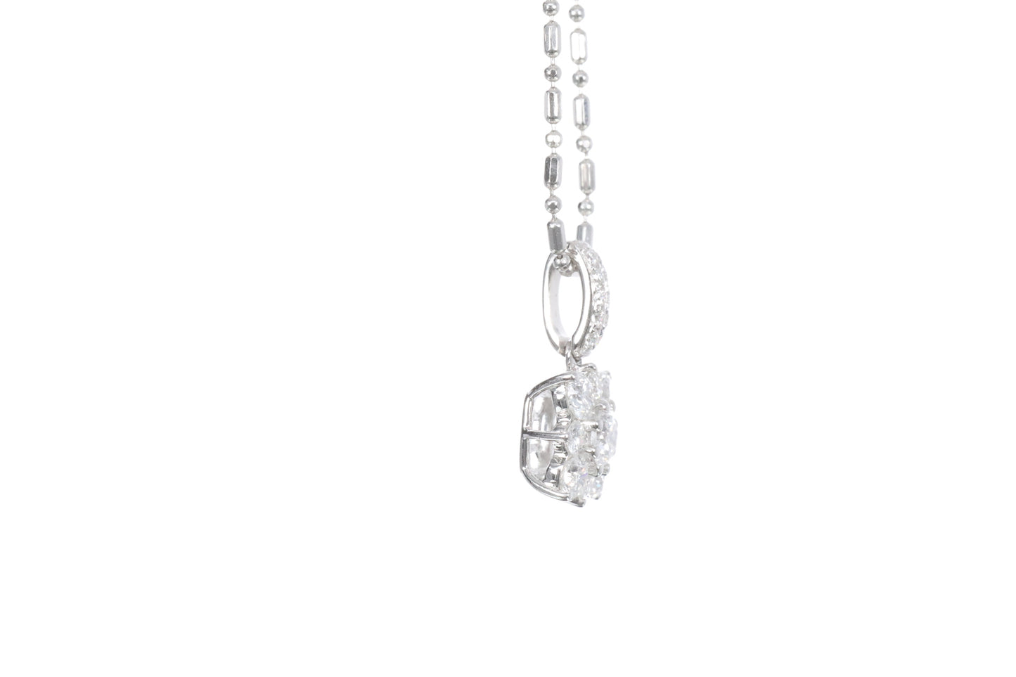 Snowflake Diamond Pendant