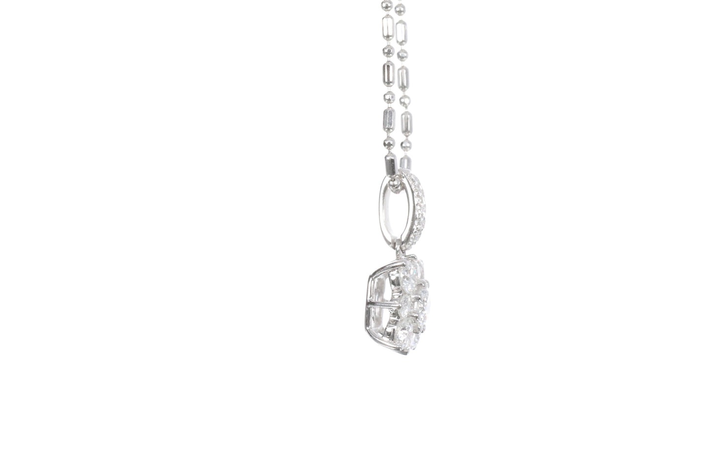 Snowflake Diamond Pendant