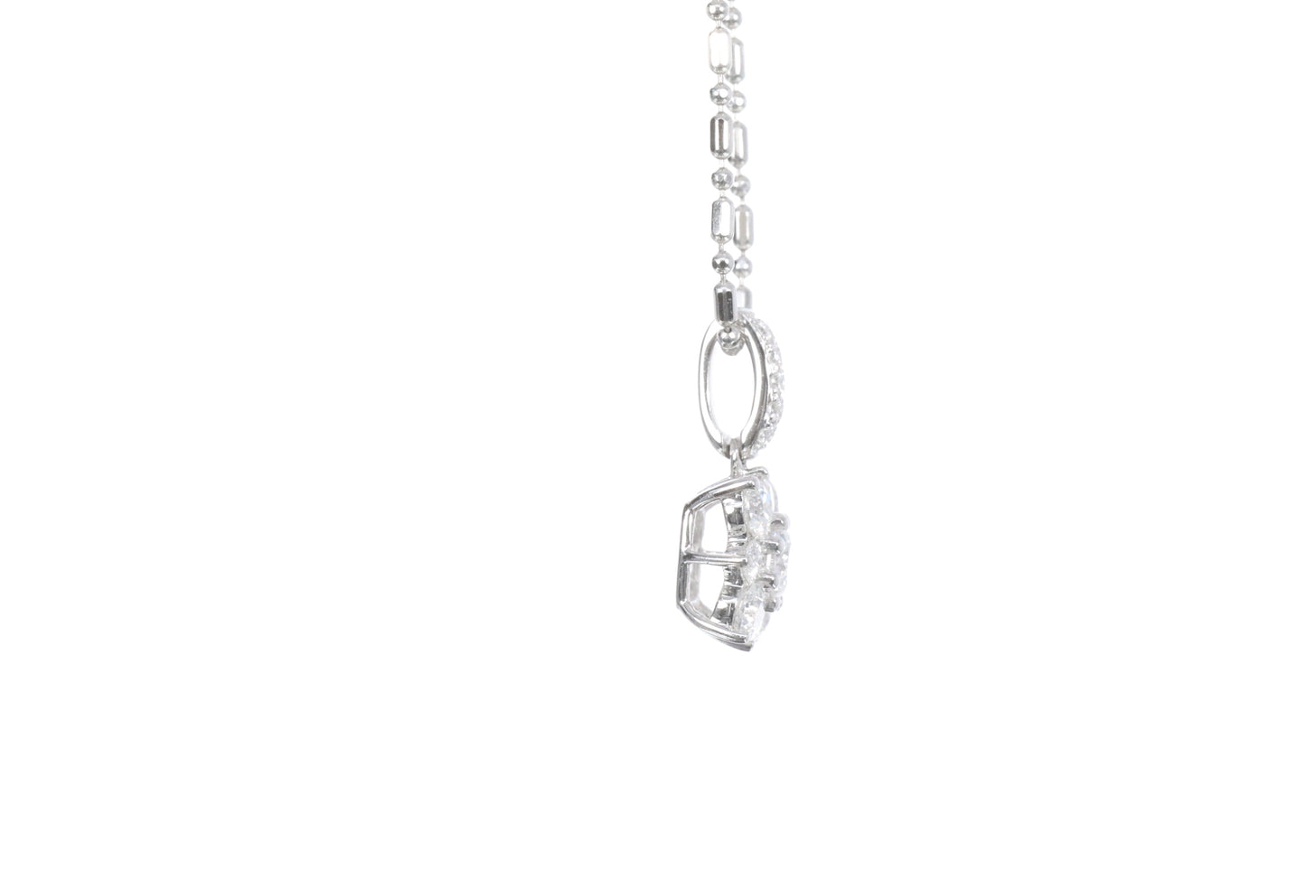 Snowflake Diamond Pendant
