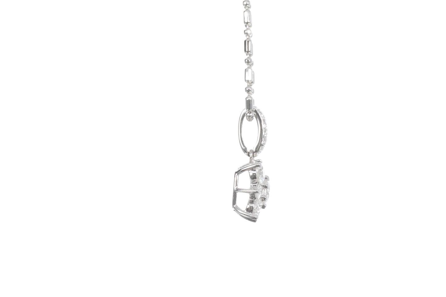 Snowflake Diamond Pendant