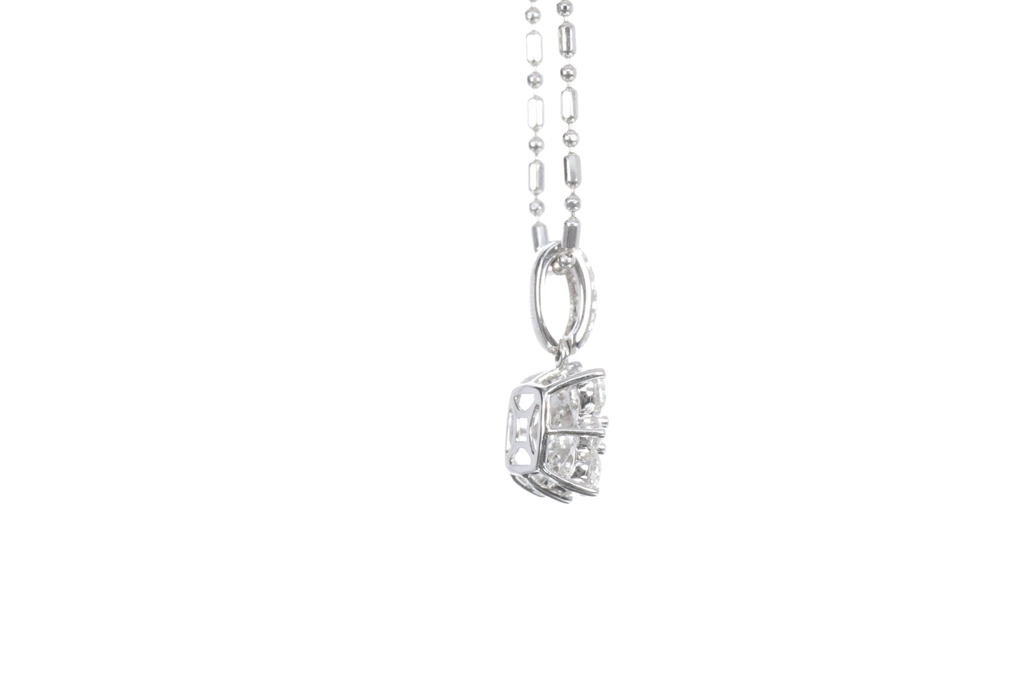 Snowflake Diamond Pendant