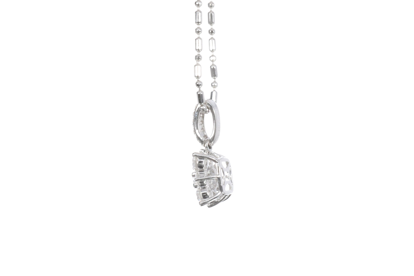 Snowflake Diamond Pendant