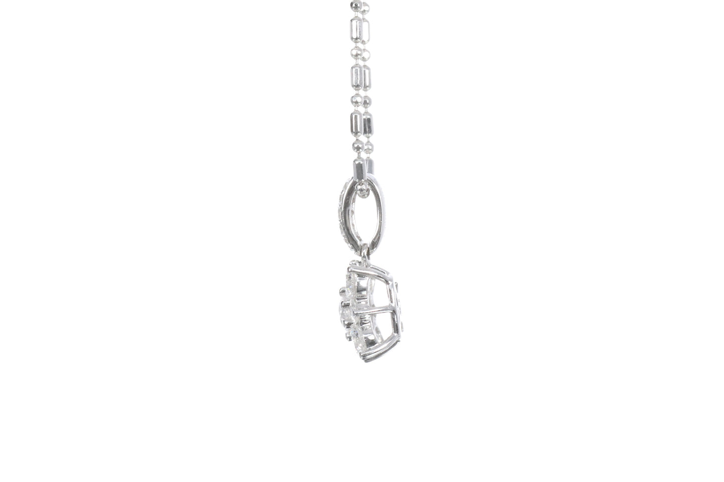 Snowflake Diamond Pendant