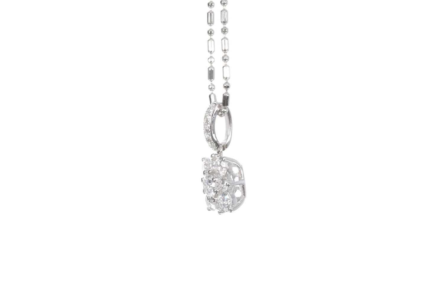 Snowflake Diamond Pendant