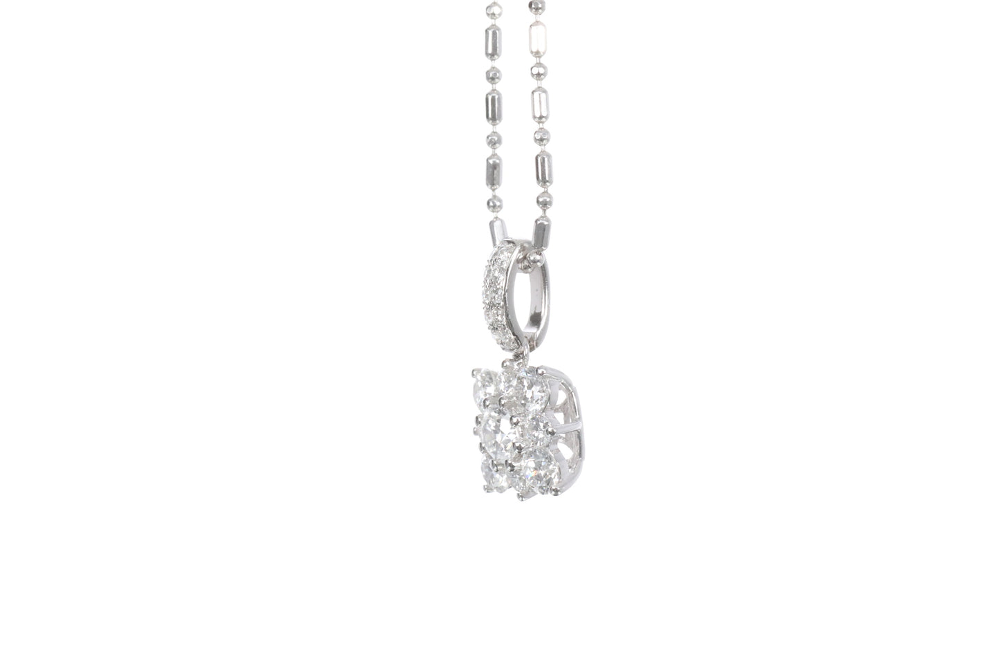 Snowflake Diamond Pendant
