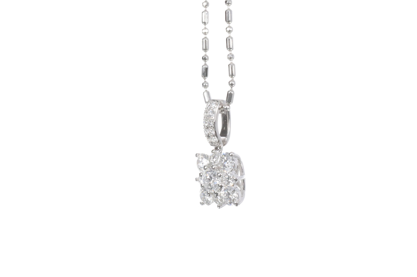 Snowflake Diamond Pendant