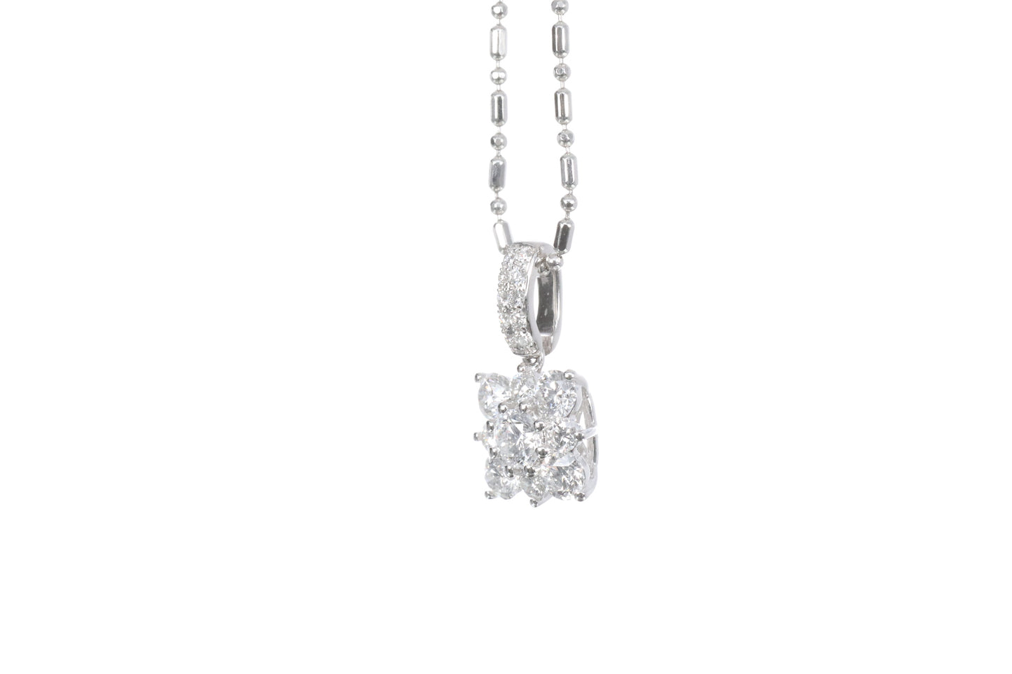 Snowflake Diamond Pendant