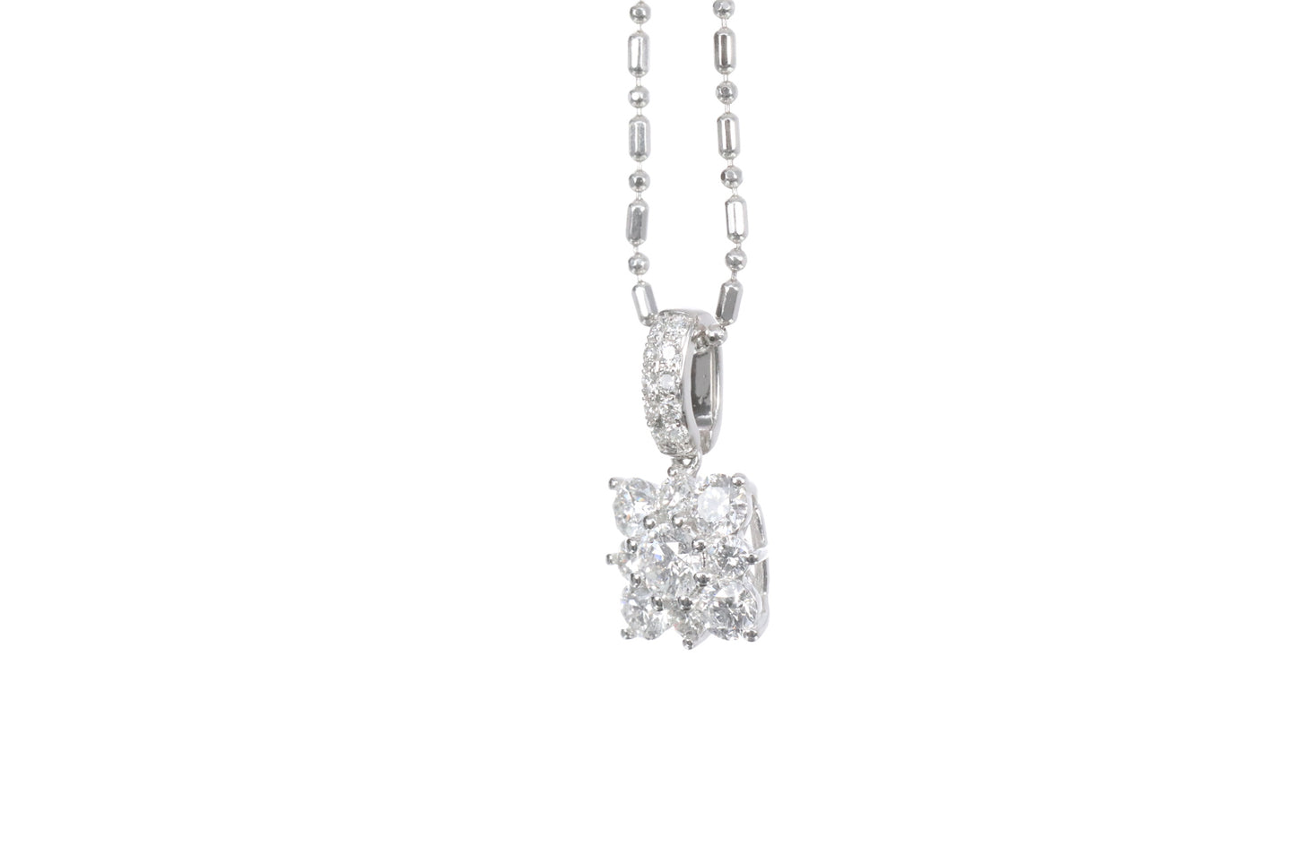 Snowflake Diamond Pendant