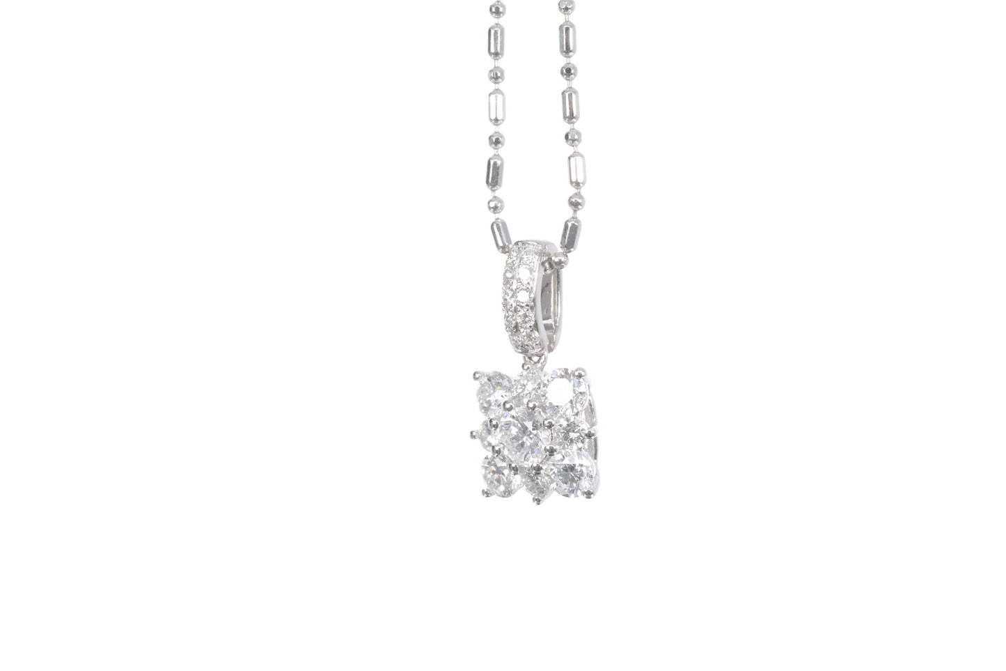 Snowflake Diamond Pendant