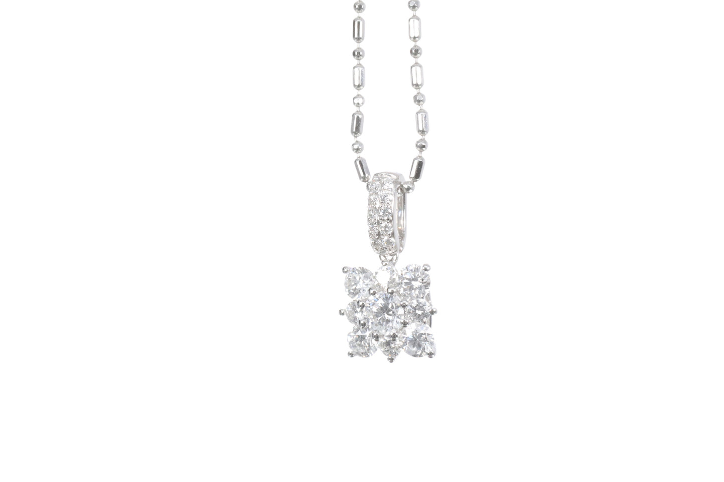 Snowflake Diamond Pendant