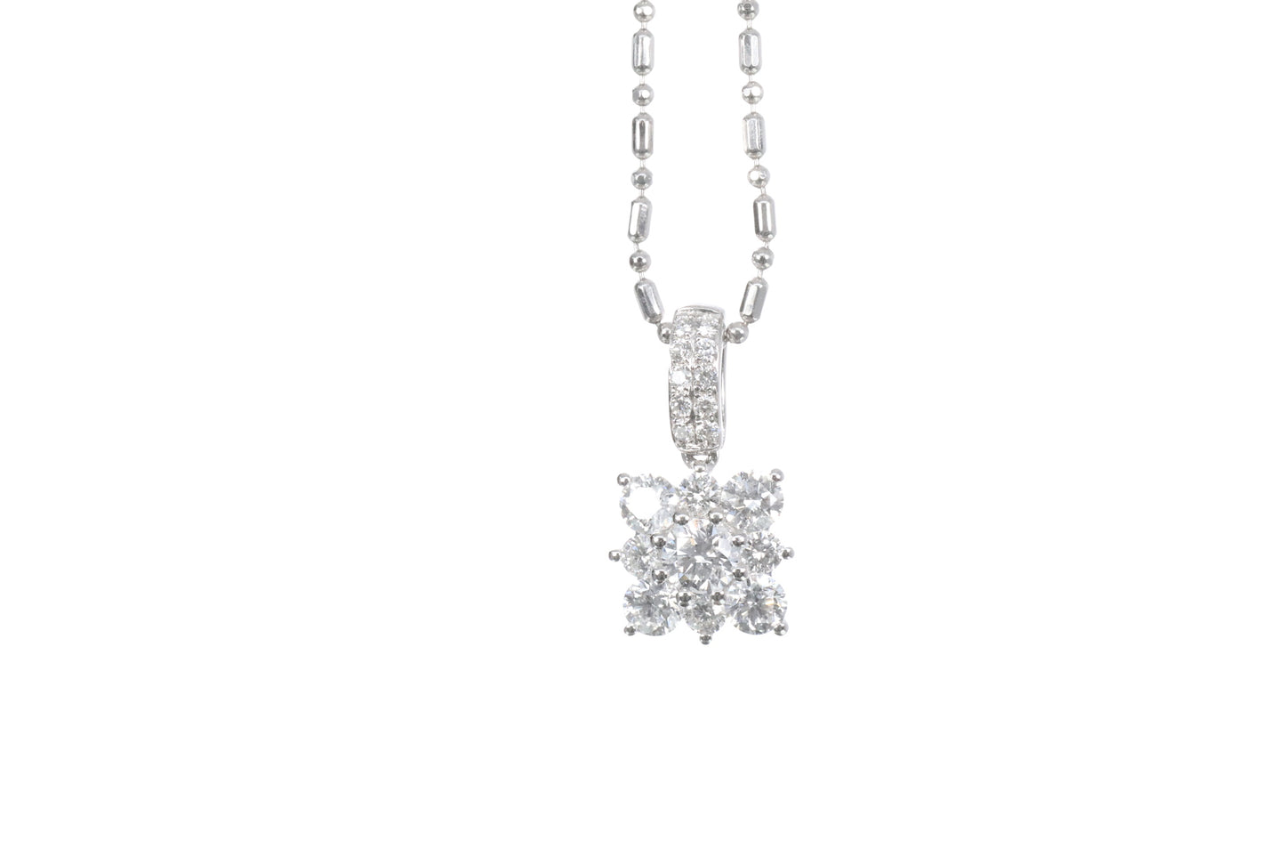 Snowflake Diamond Pendant