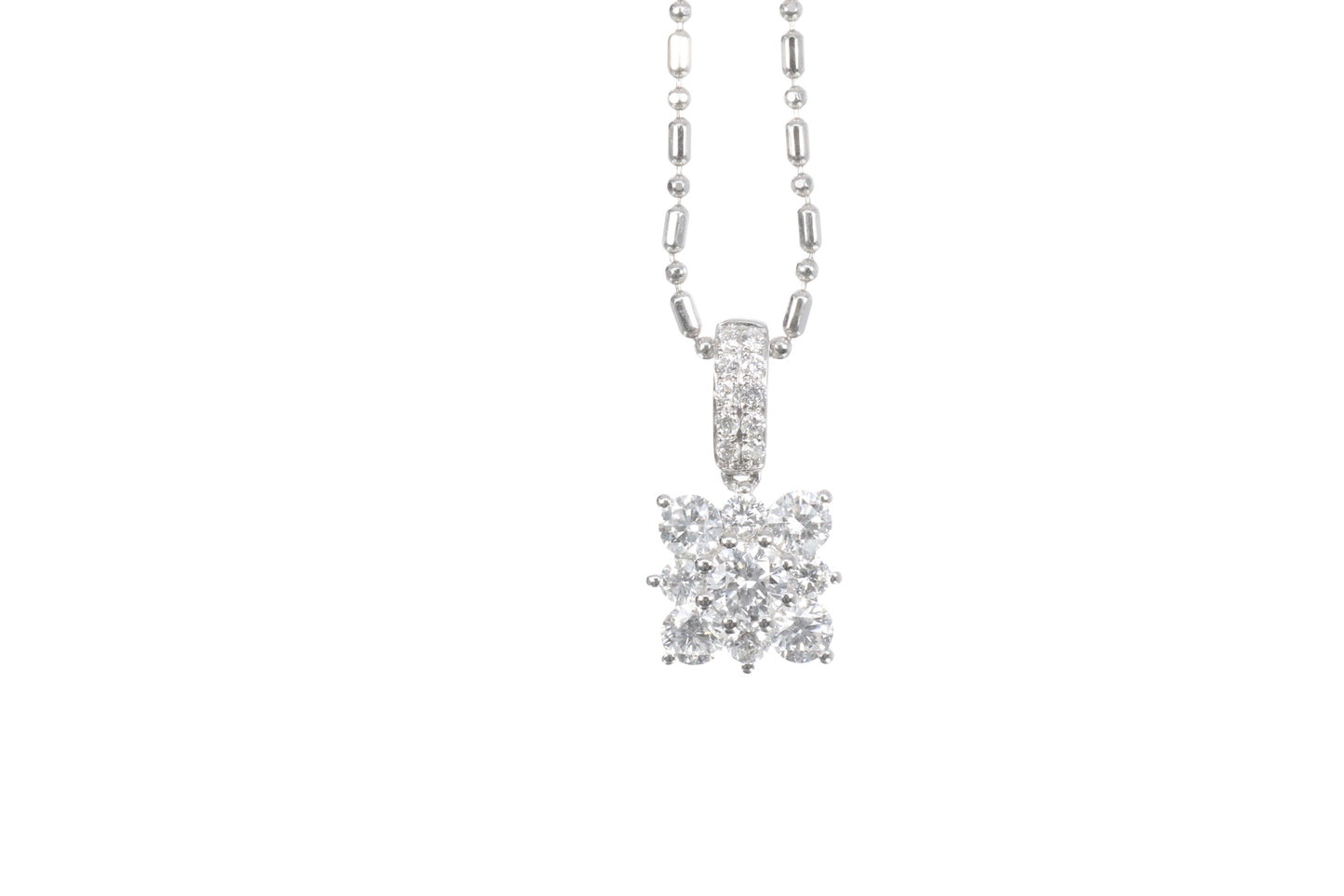 Snowflake Diamond Pendant