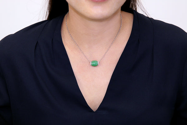 Jadeite Cylinder Pendant