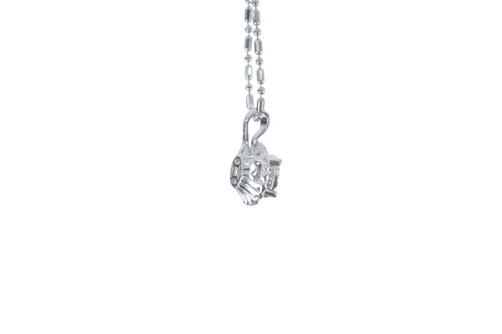 Illusion Diamond Halo Pendant