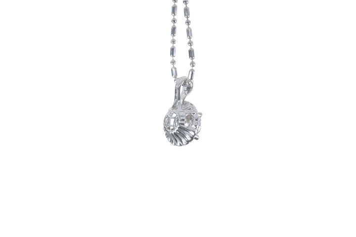 Illusion Diamond Halo Pendant