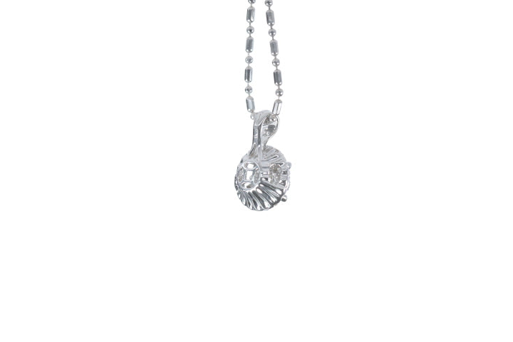 Illusion Diamond Halo Pendant