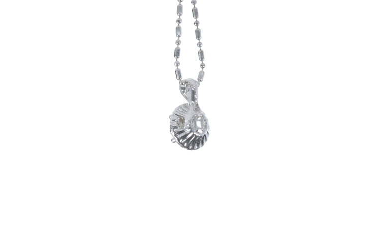 Illusion Diamond Halo Pendant