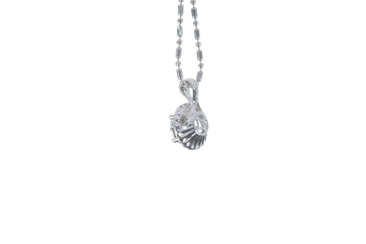 Illusion Diamond Halo Pendant