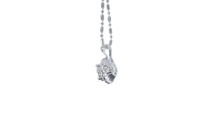 Illusion Diamond Halo Pendant