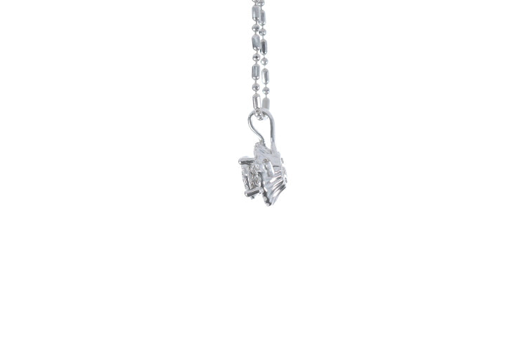 Illusion Diamond Halo Pendant
