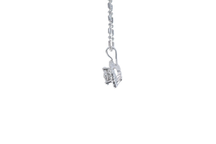 Illusion Diamond Halo Pendant