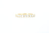 Micro Pavé One Carat Carat Diamond Ring in 18k Yellow Gold
