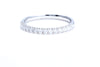 Minimalist Pavé Diamond Ring 1/3 of a carat total weight in 18K white gold