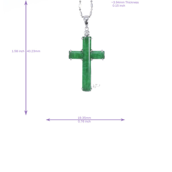 Jadeite Cross