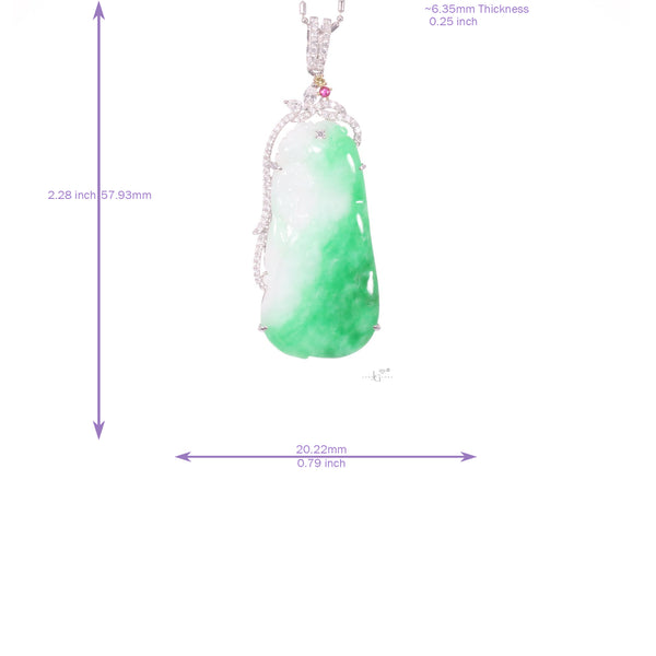 Jadeite Gourd Pendant