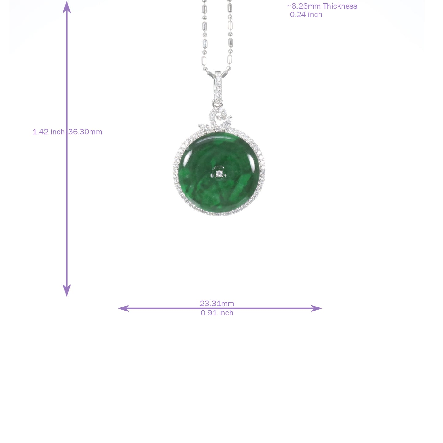 Jadeite Huai Gu Pendant