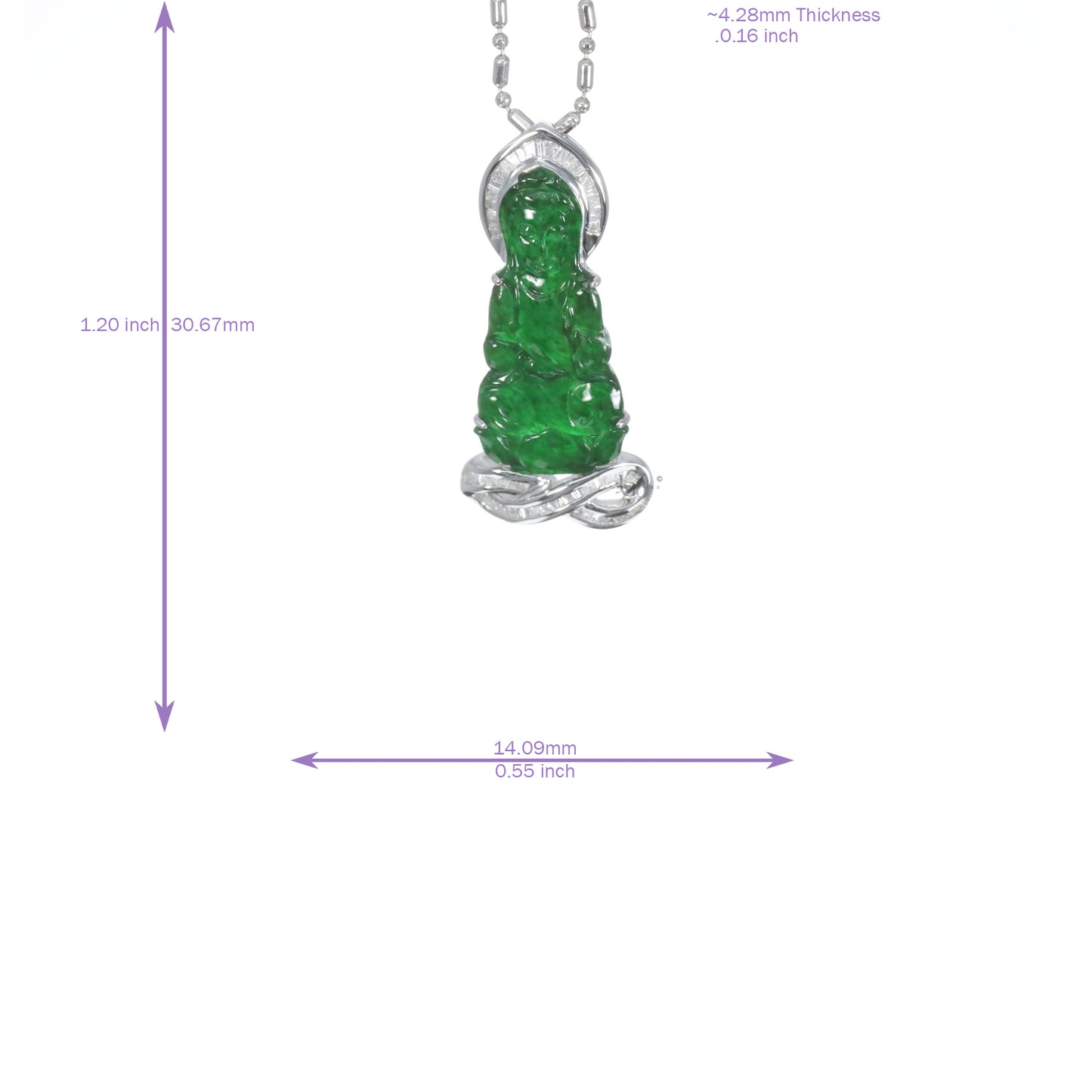 Jadeite Guan Yin
