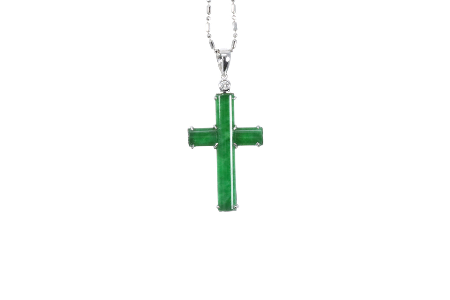 Jadeite Cross Pendant