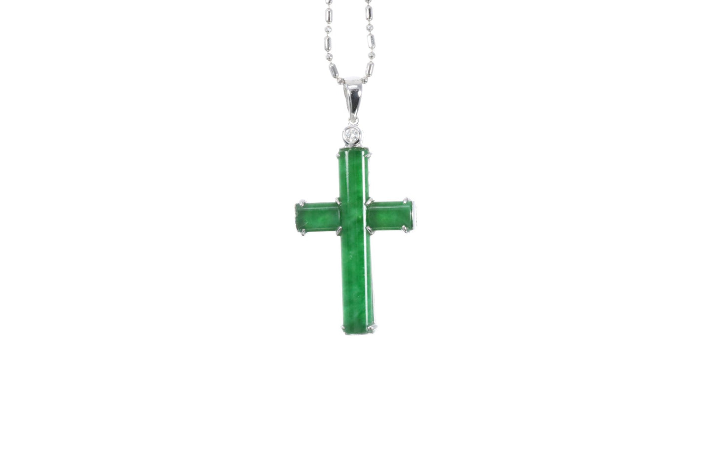 Jadeite Cross Pendant