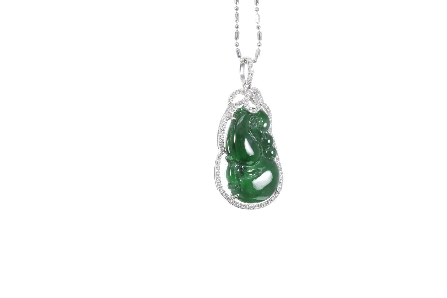 Jadeite Gourd Pendant