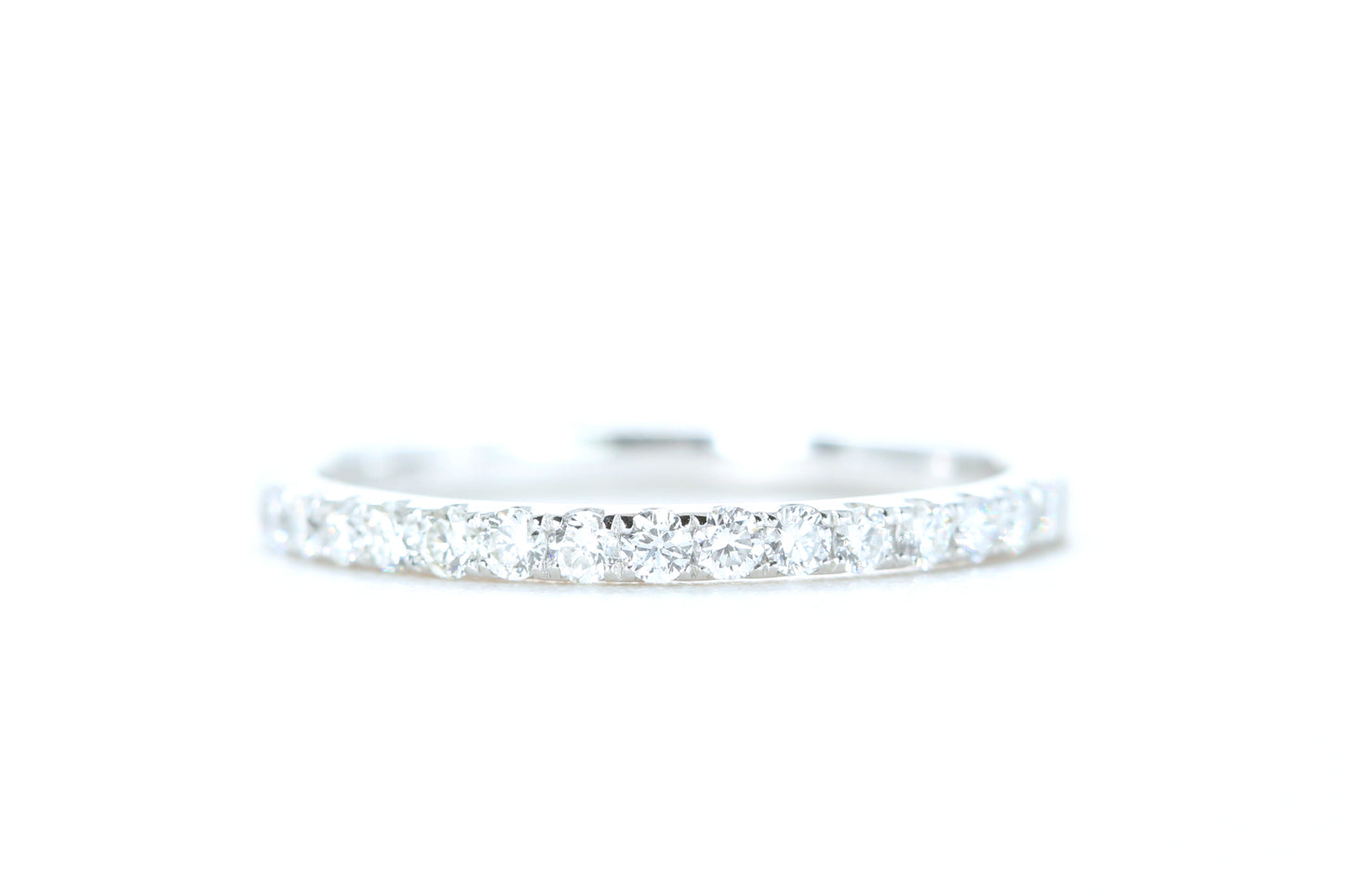 Micro Pavé Diamond Ring 1/3 Carat in Platinum