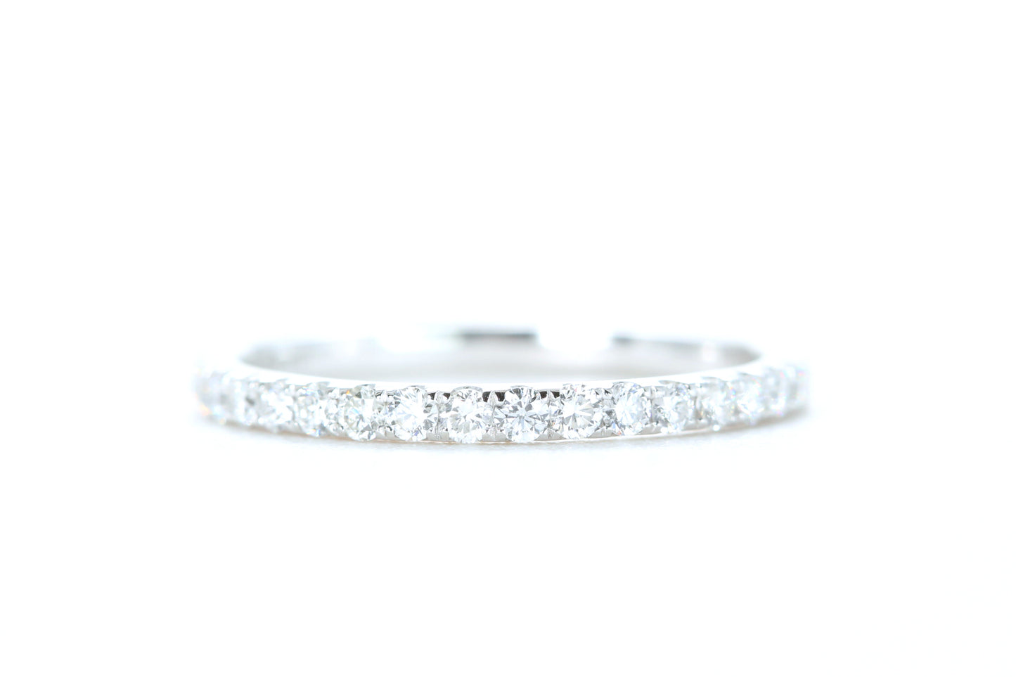 Micro Pavé Diamond Ring 1/3 Carat in Platinum