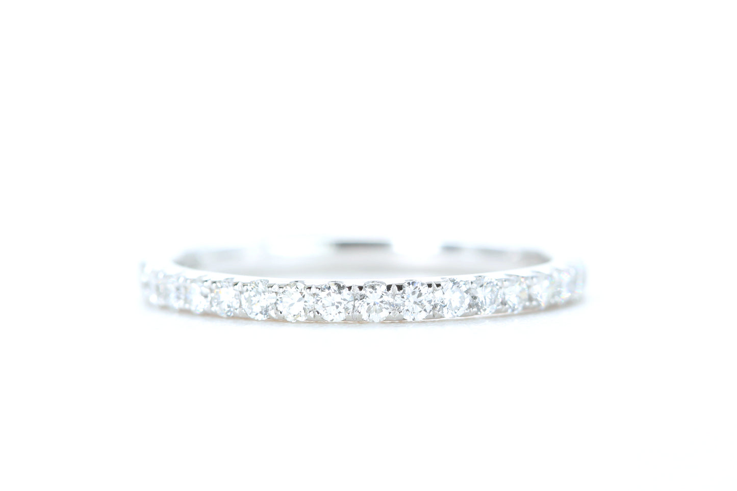 Micro Pavé Diamond Ring 1/3 Carat in Platinum