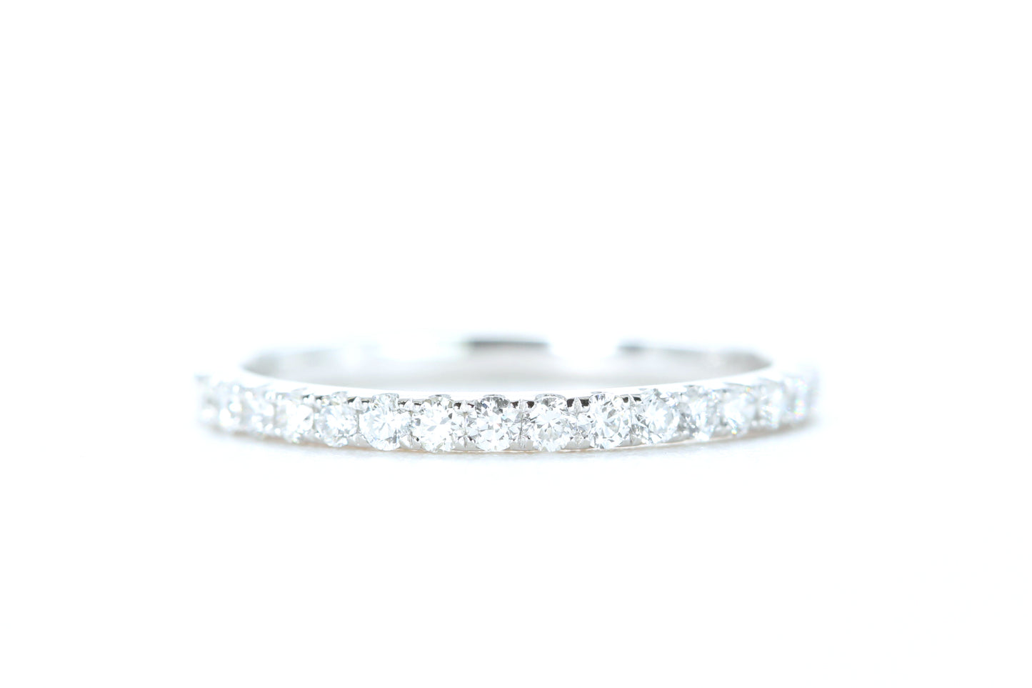 Micro Pavé Diamond Ring 1/3 Carat in Platinum