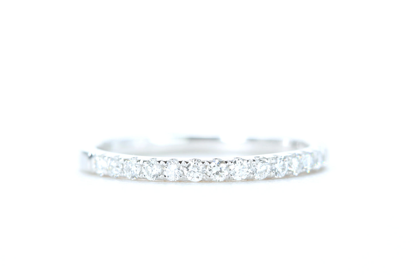 Micro Pavé Diamond Ring 1/3 Carat in Platinum