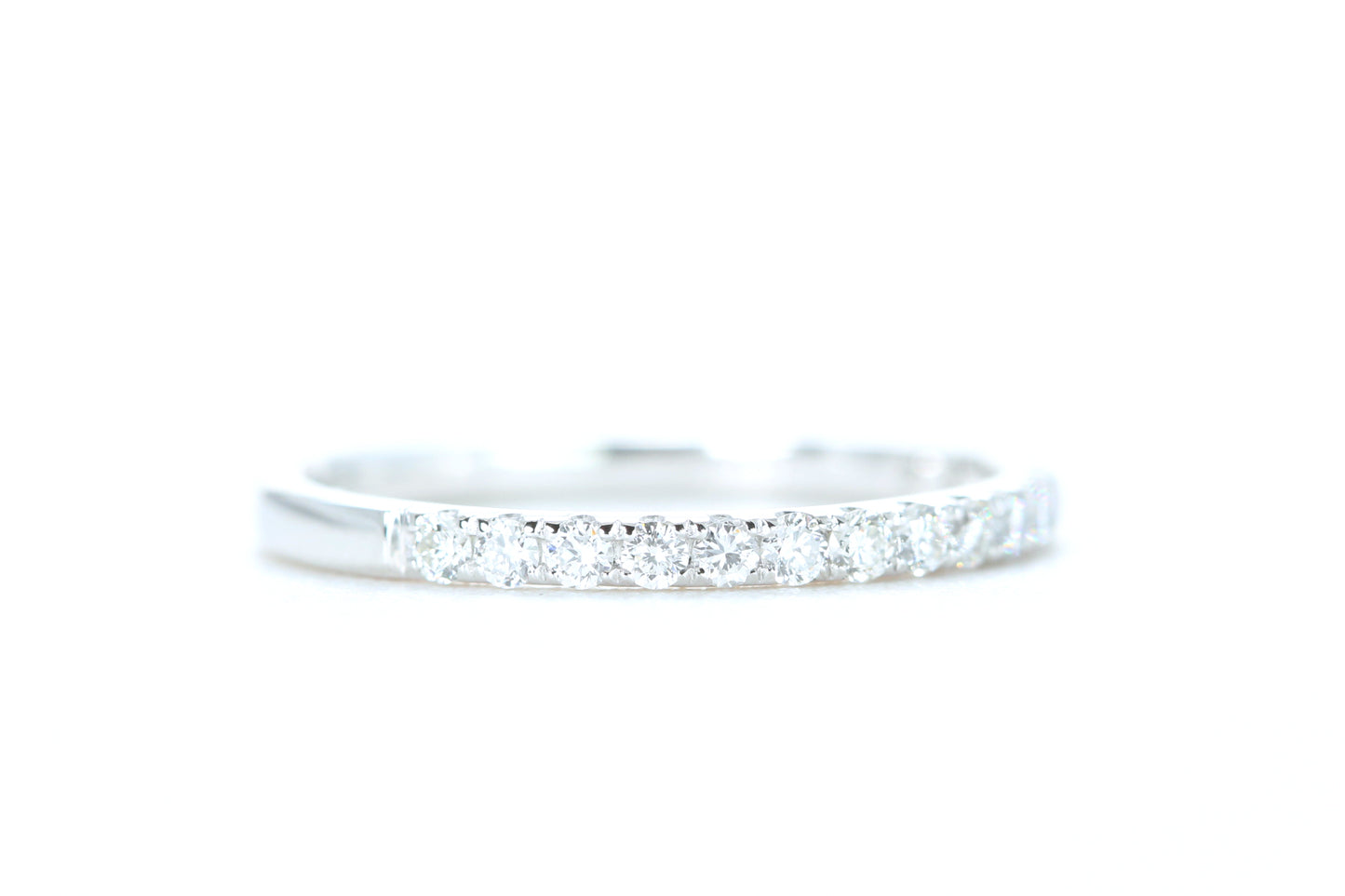 Micro Pavé Diamond Ring 1/3 Carat in Platinum