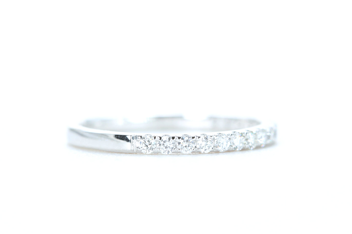 Micro Pavé Diamond Ring 1/3 Carat in Platinum