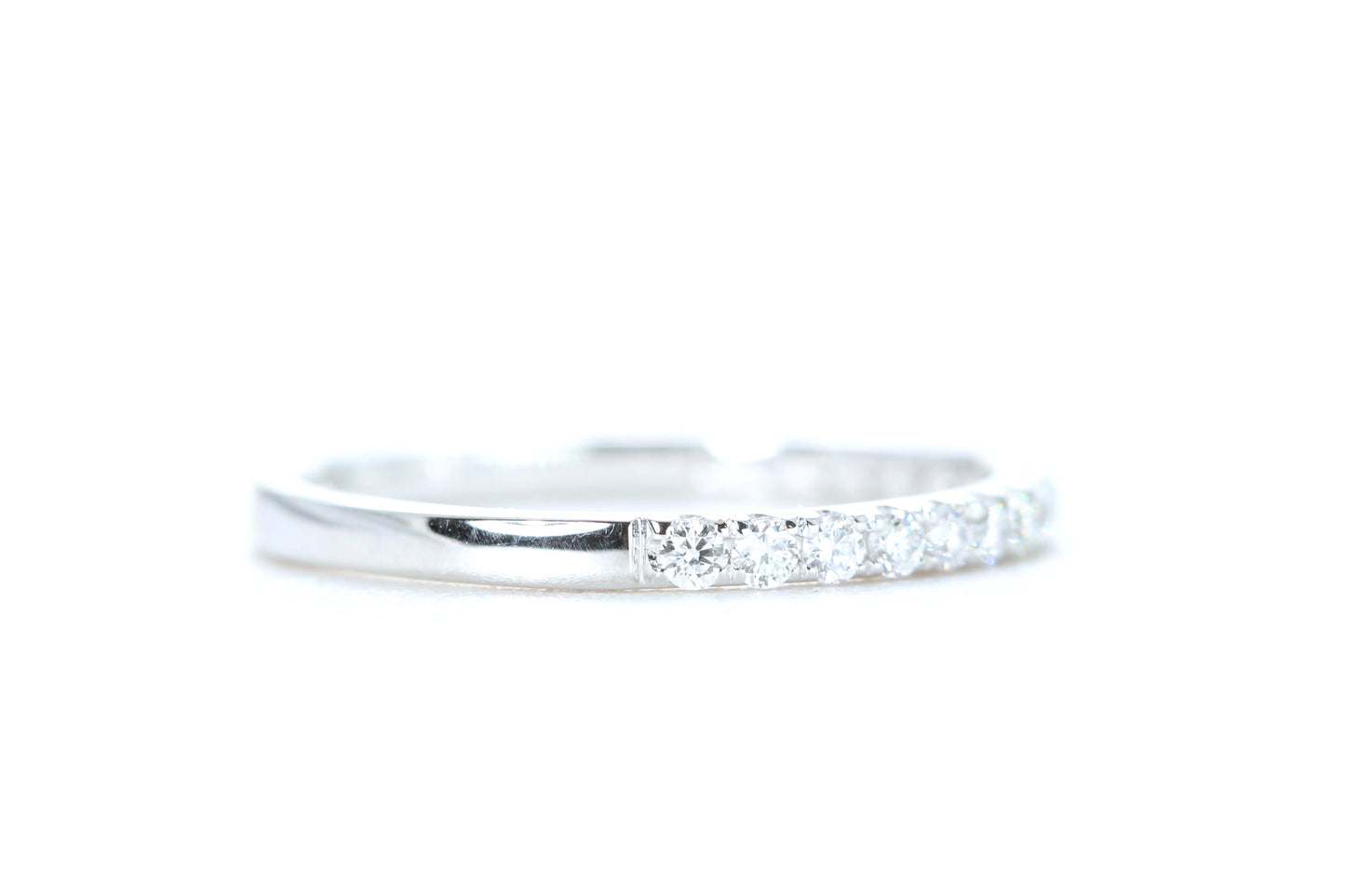 Micro Pavé Diamond Ring 1/3 Carat in Platinum