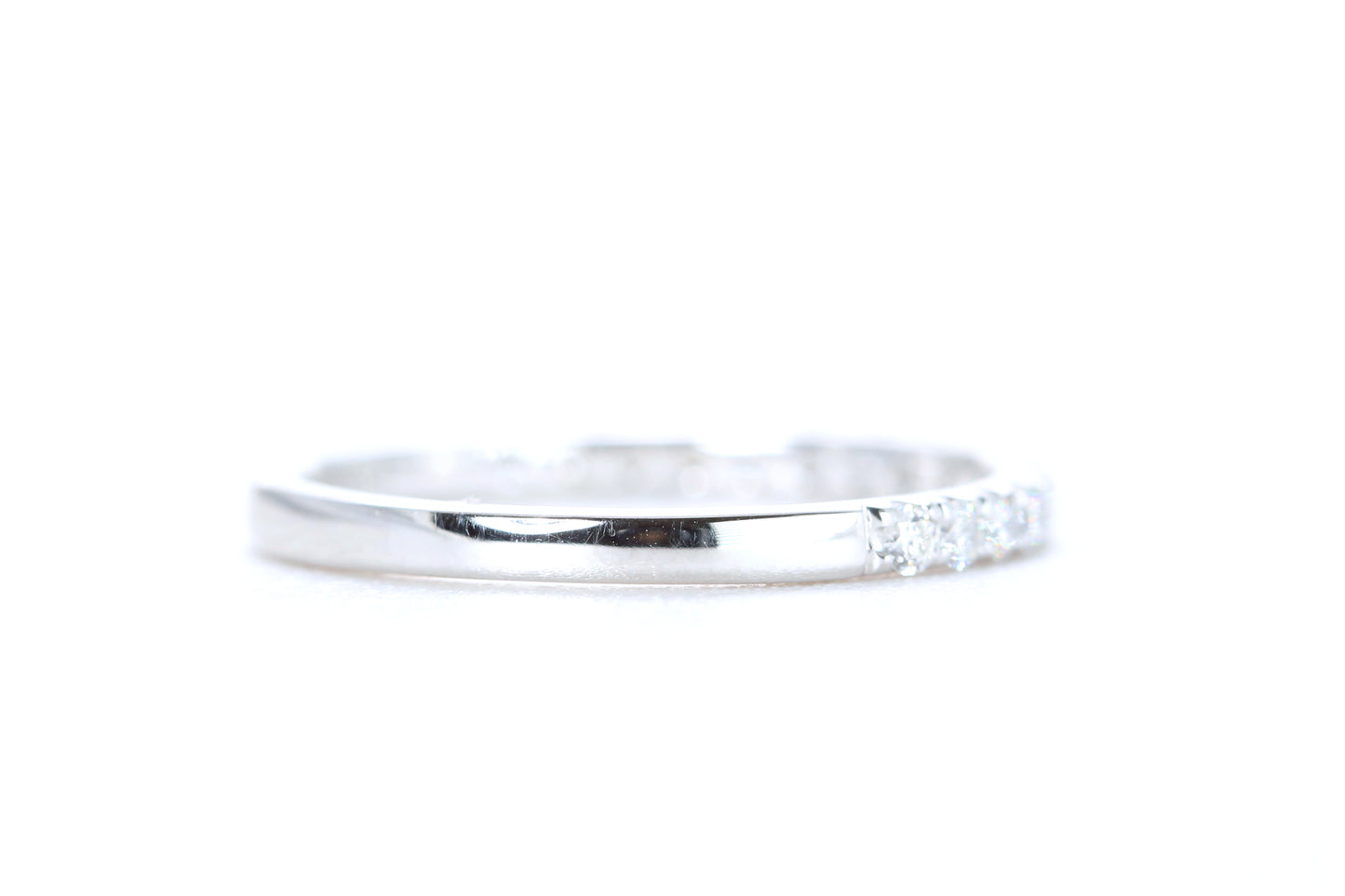 Micro Pavé Diamond Ring 1/3 Carat in Platinum