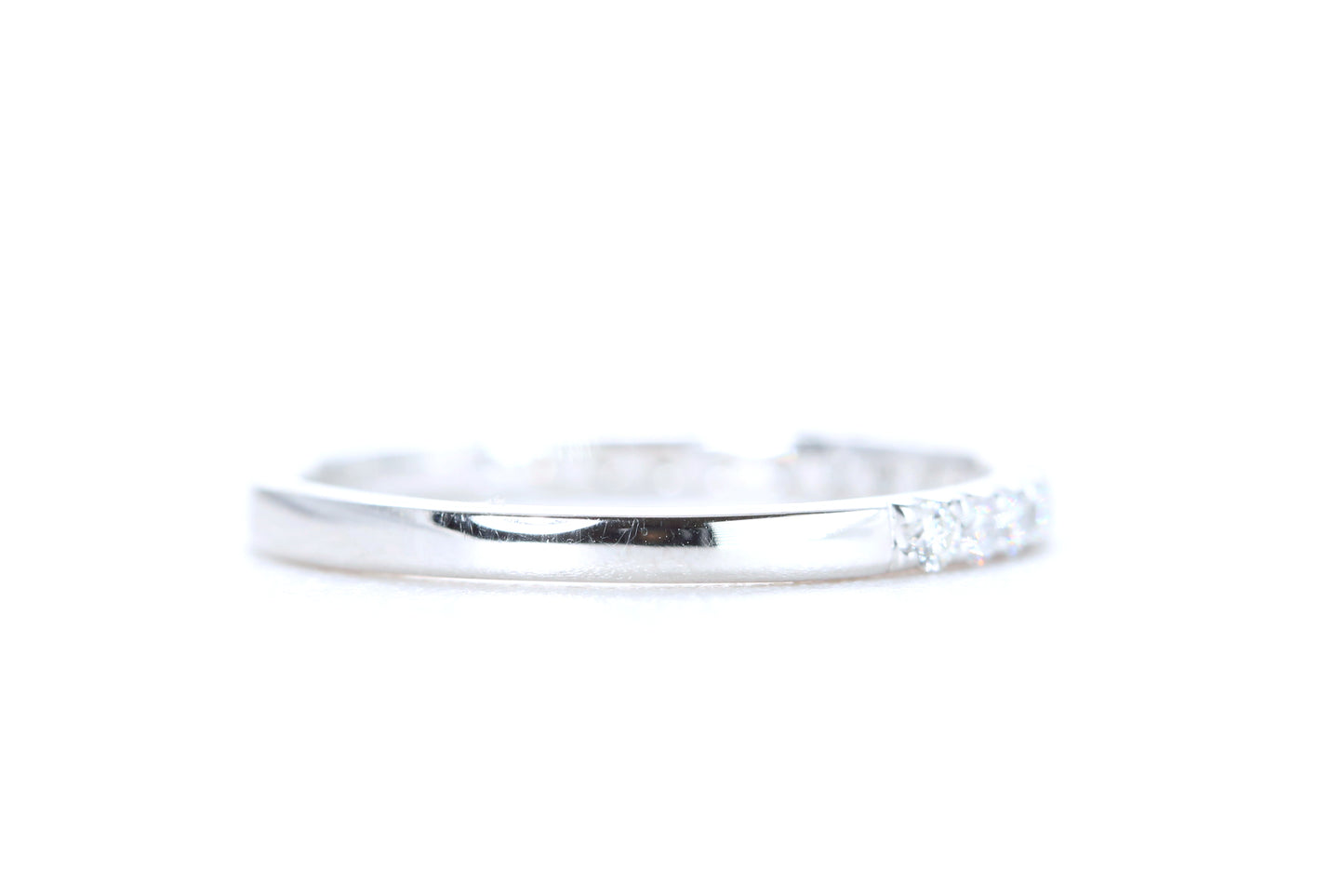 Micro Pavé Diamond Ring 1/3 Carat in Platinum