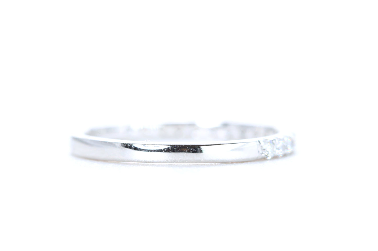 Micro Pavé Diamond Ring 1/3 Carat in Platinum