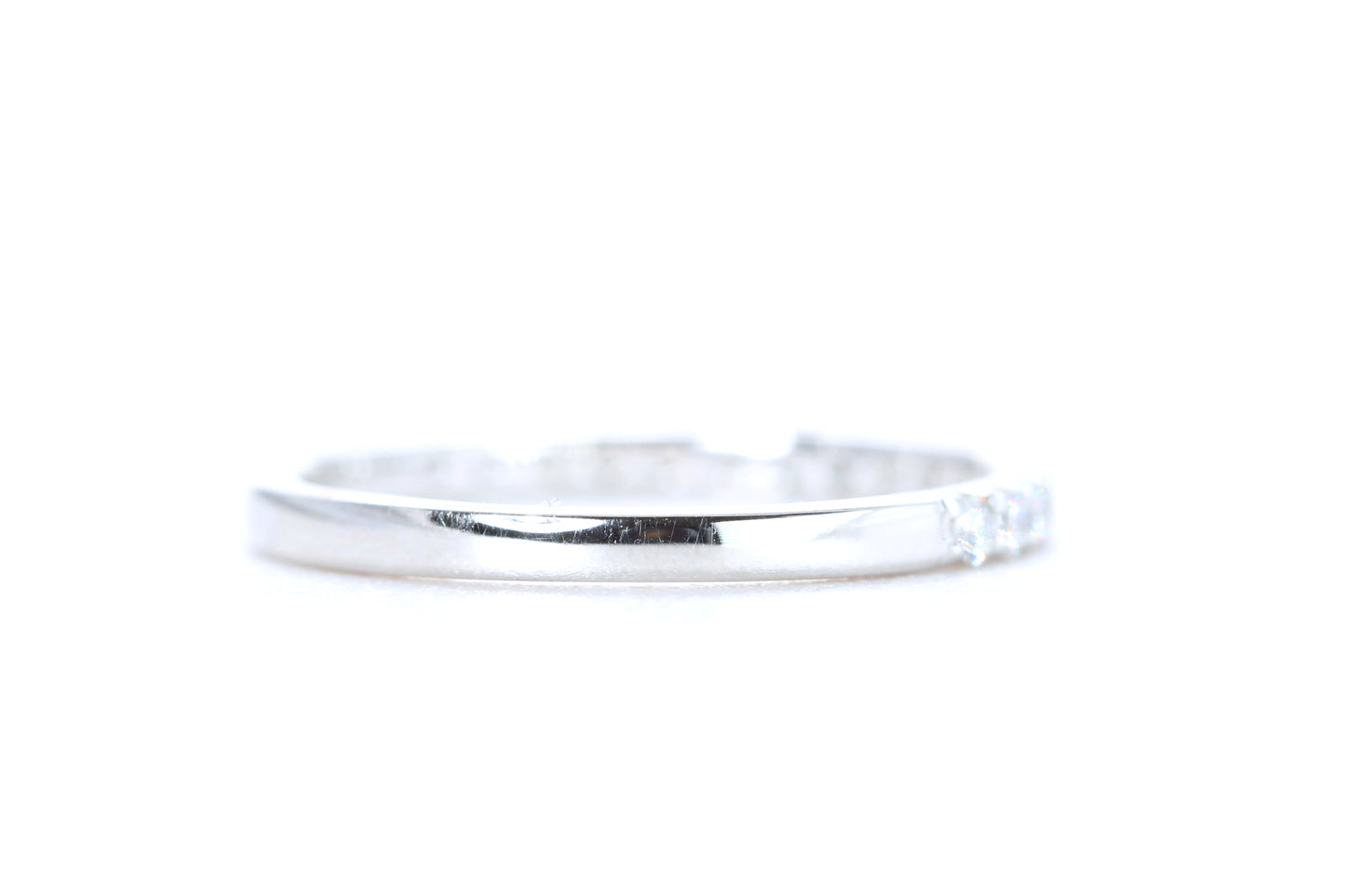Micro Pavé Diamond Ring 1/3 Carat in Platinum