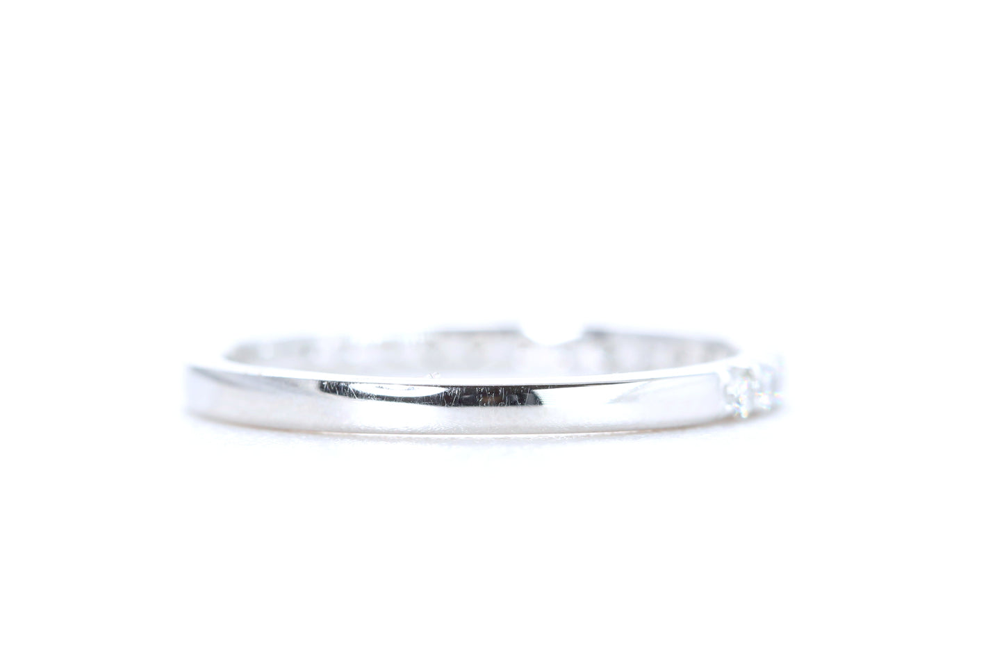 Micro Pavé Diamond Ring 1/3 Carat in Platinum