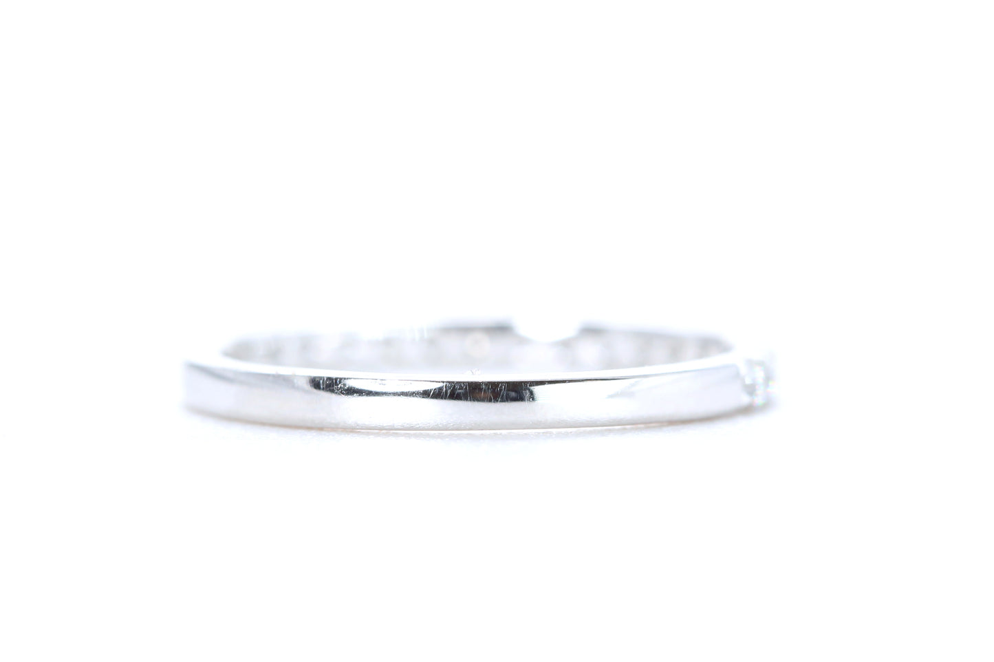Micro Pavé Diamond Ring 1/3 Carat in Platinum